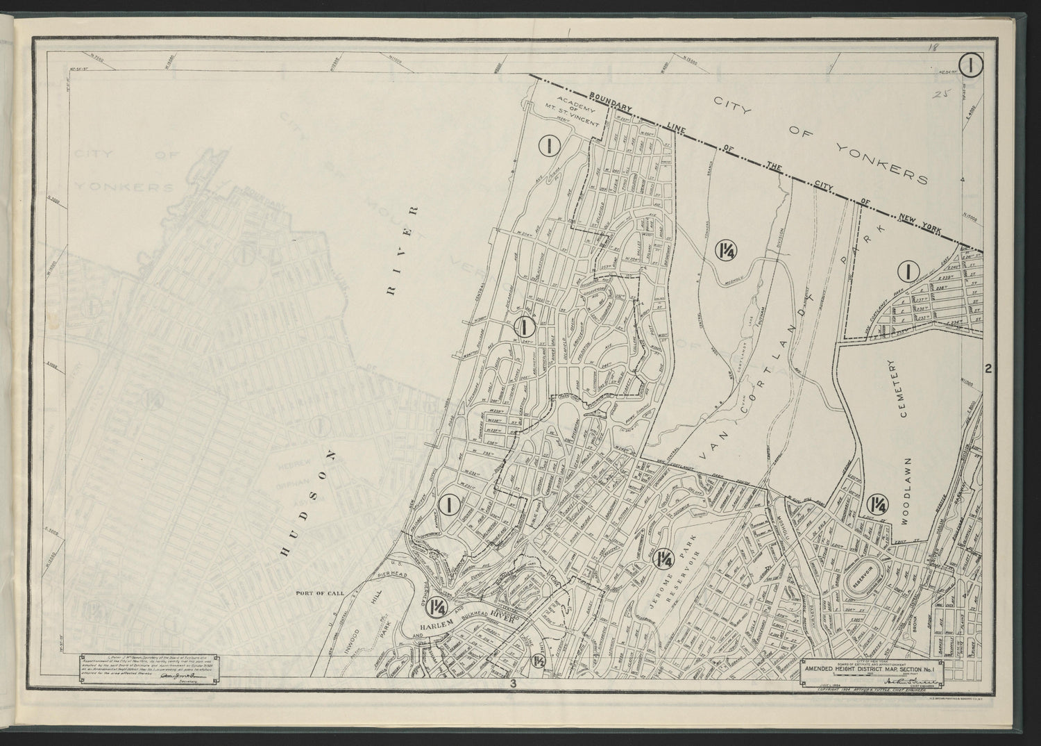 Image 3 of Height District Map from Height District Map 1924 by Relic Map Company