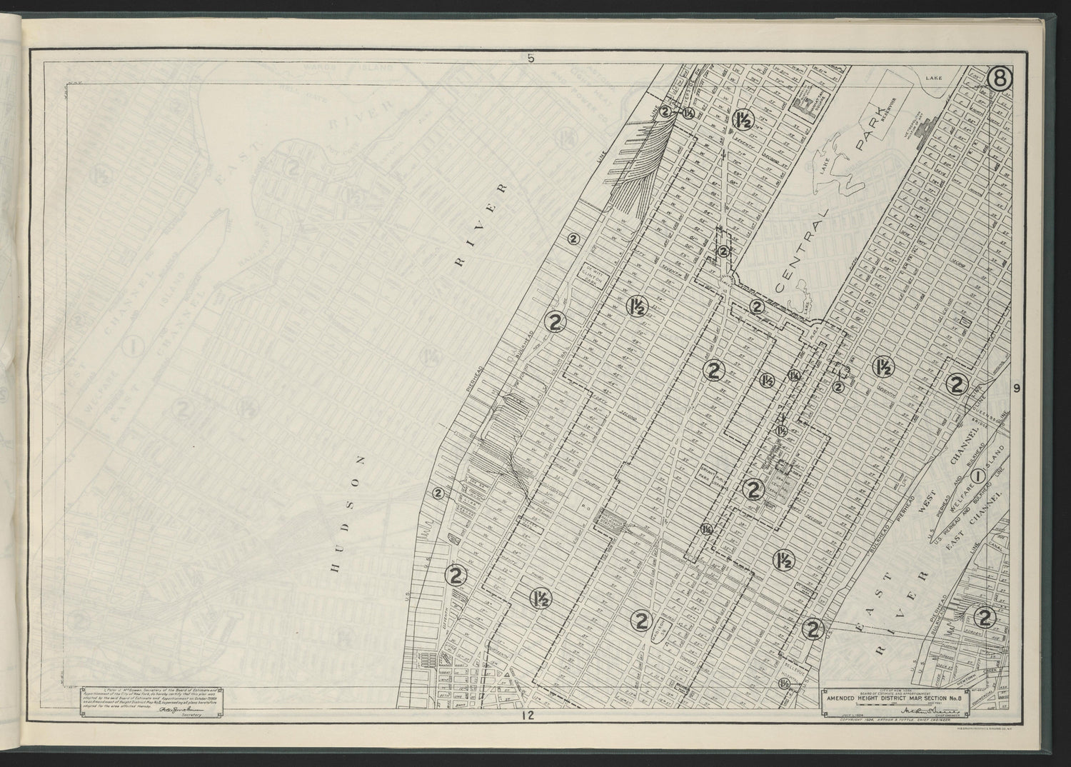Image 10 of Height District Map from Height District Map 1924 by Relic Map Company