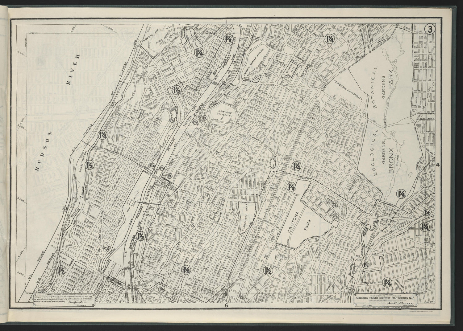 Image 5 of Height District Map from Height District Map 1924 by Relic Map Company