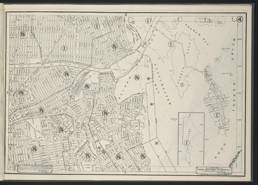 Image 6 of Height District Map from Height District Map 1924 by Relic Map Company