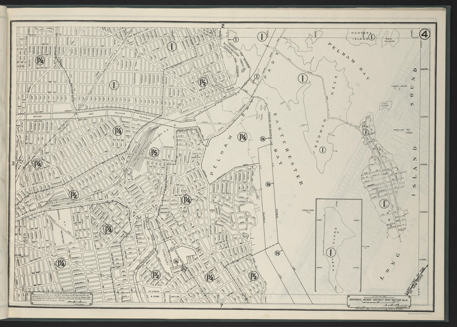 Image 6 of Height District Map from Height District Map 1924 by Relic Map Company