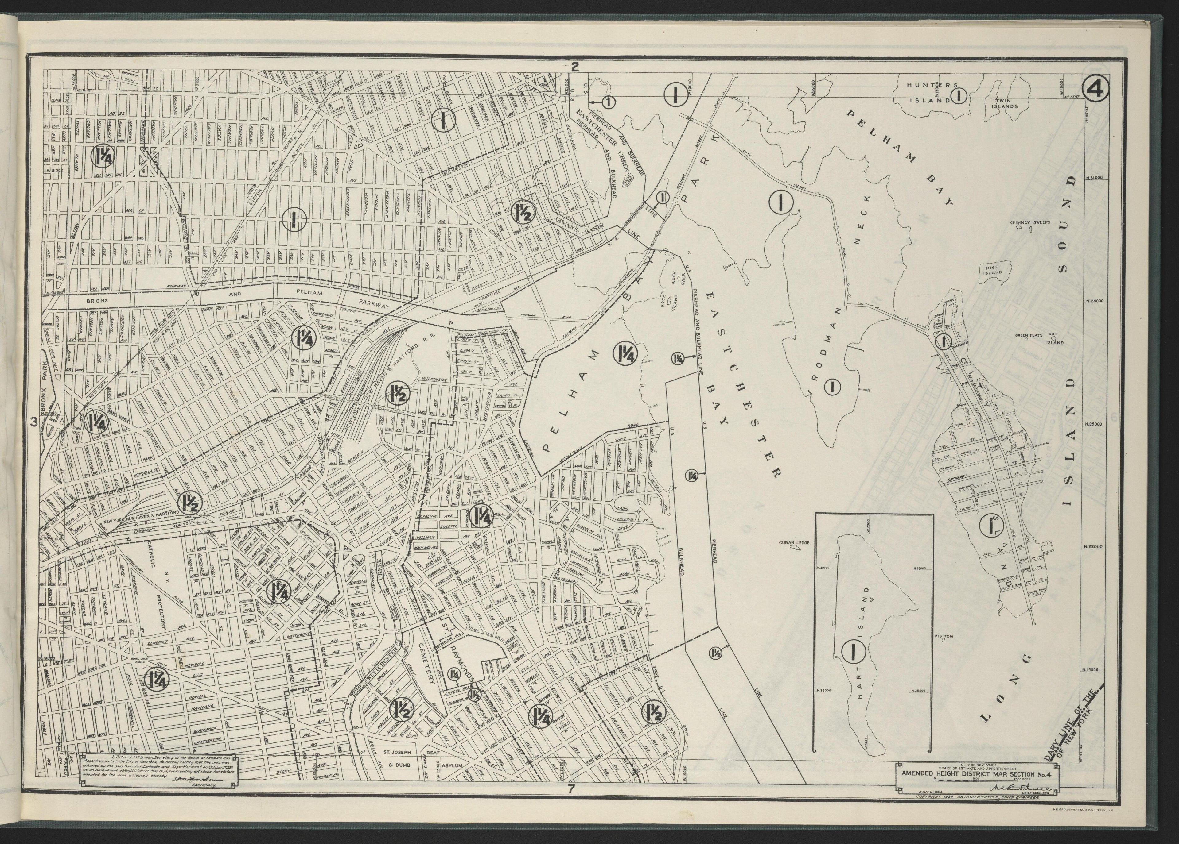 Image 6 of Height District Map from Height District Map 1924 by Relic Map Company