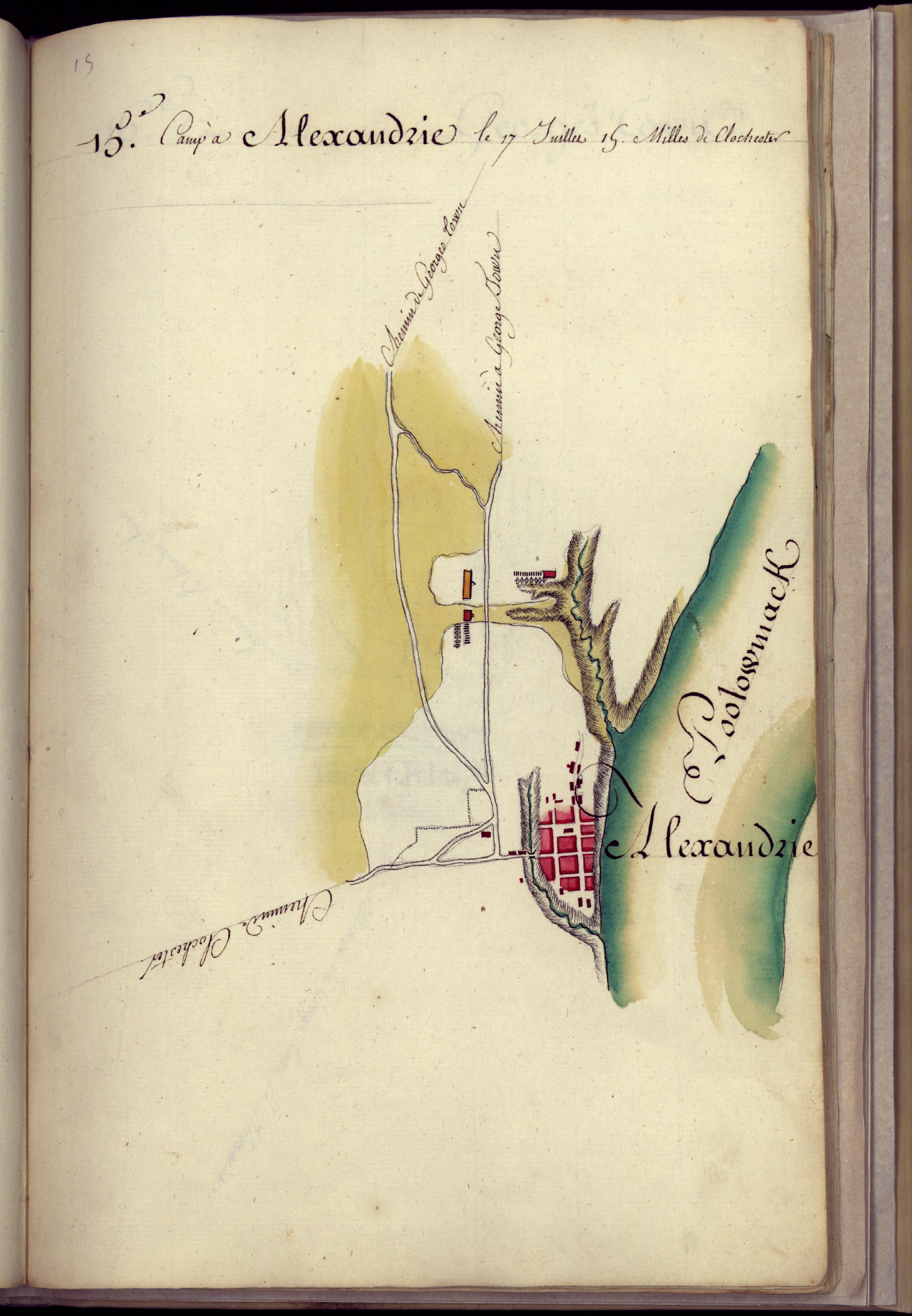 This old map of United States was created by Baptiste-Donatien De Vimeur in 1782