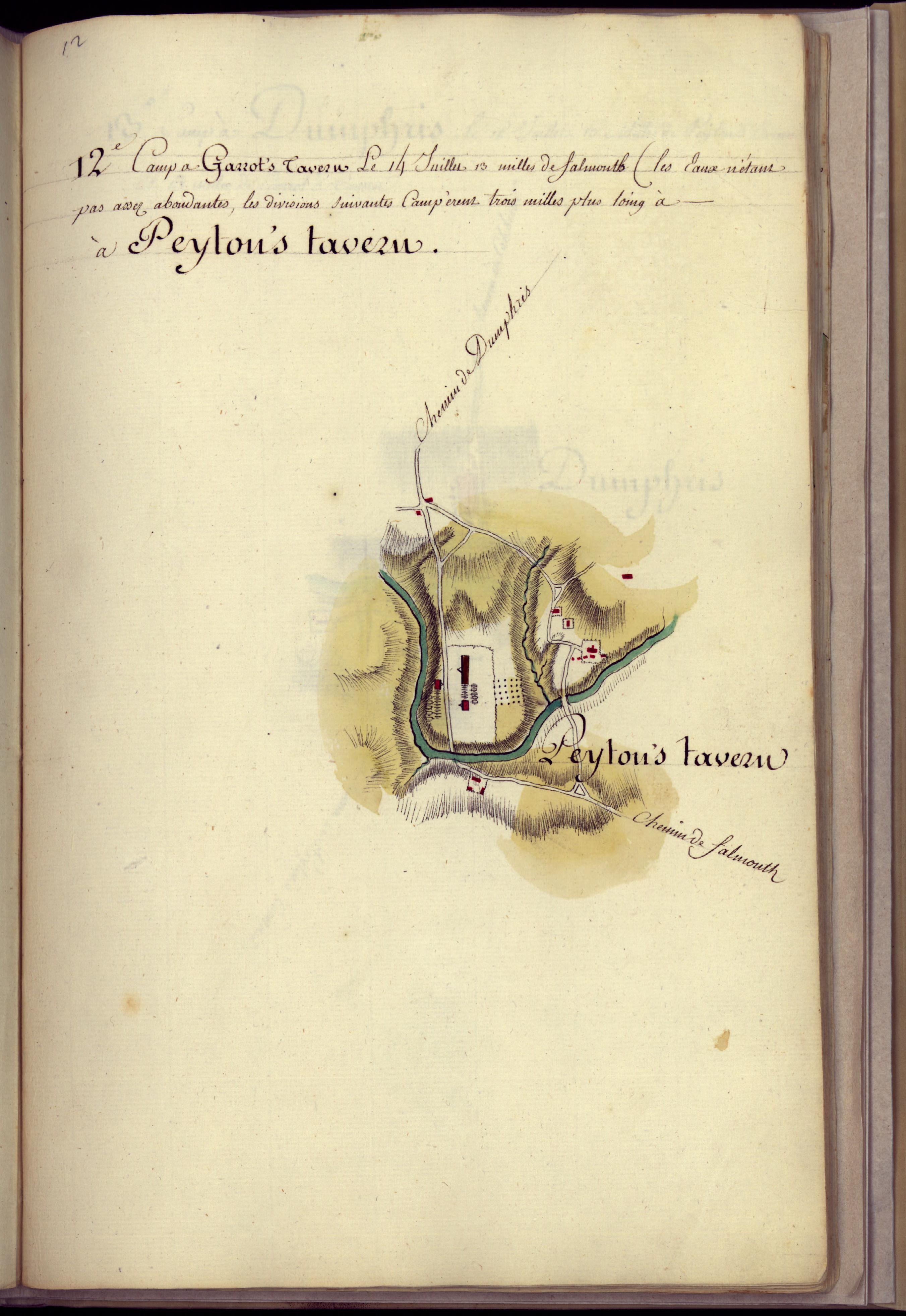 This old map of United States was created by Baptiste-Donatien De Vimeur in 1782