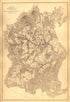 Sheet No. 1: Appomattox C.H. from Military Maps Illustrating the Operations of the Armies of the Potomac and James Against Richmond, May 4th, 1864 to April 9th, 1865 : Including Battlefields of the Wilderness, Totopotomoy, North Anna, Spottsylvania, �... by Relic Map Company