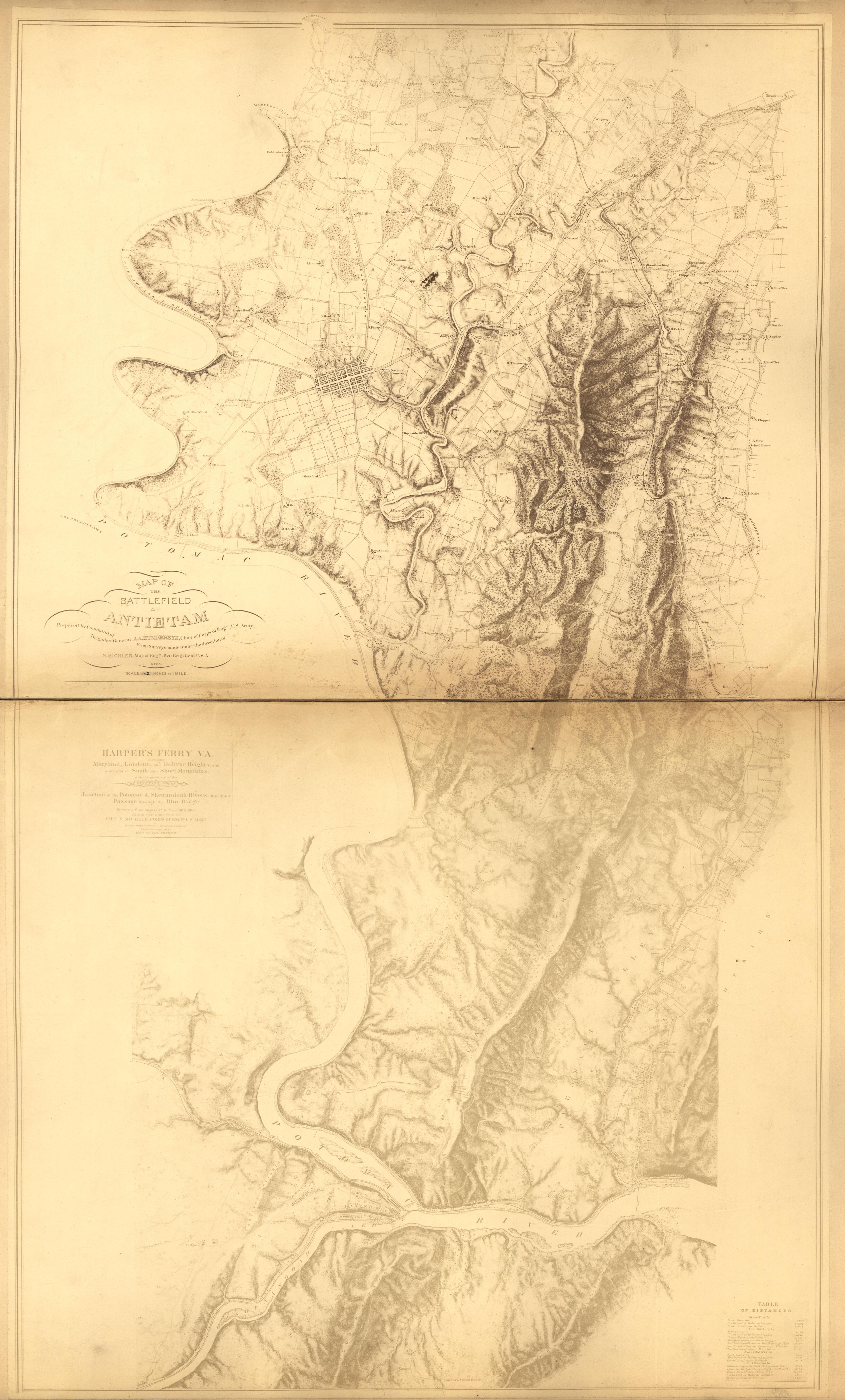 This old map of , Virginia was created by United States. Army of the James|United States. Army of the Potomac|United States. War Department. Corps of Engineers in 1867