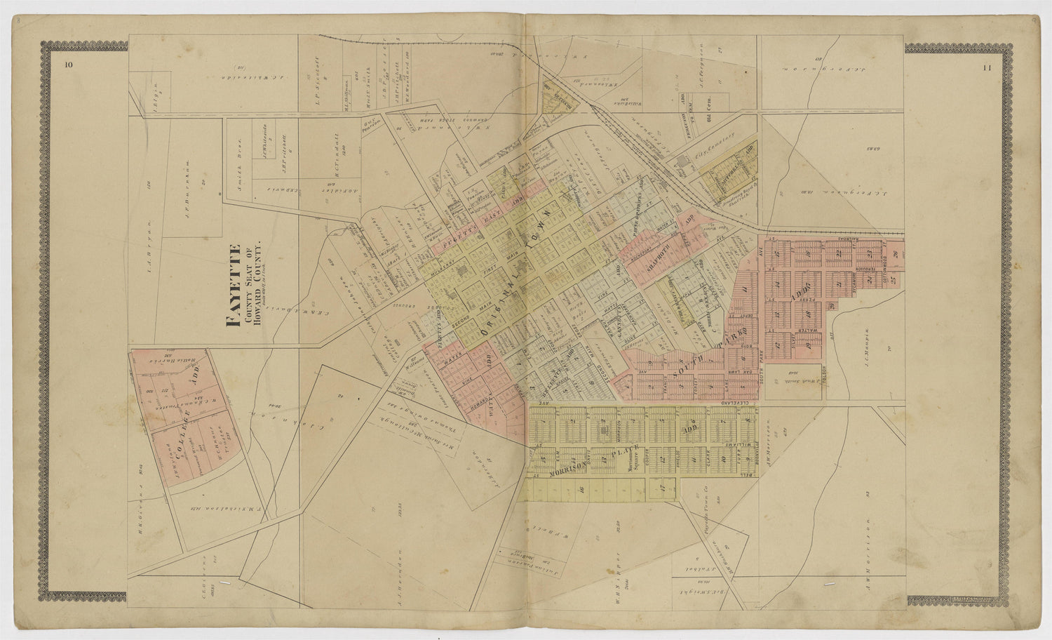 Image 6 of Standard Atlas of Howard County, Missouri from Standard Atlas of Howard County, Missouri : Including a Plat Book of the Villages, Cities and Townships of the County, Map of the State, United States and World, Patrons Directory, Reference Bu... by Relic Map Company