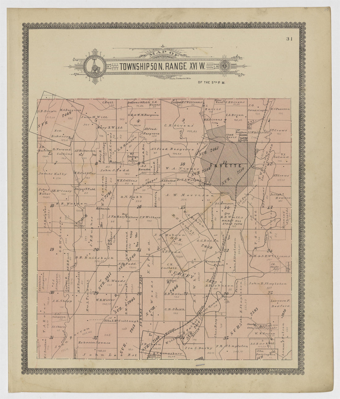 Image 12 of Standard Atlas of Howard County, Missouri from Standard Atlas of Howard County, Missouri : Including a Plat Book of the Villages, Cities and Townships of the County, Map of the State, United States and World, Patrons Directory, Reference B... by Relic Map Company