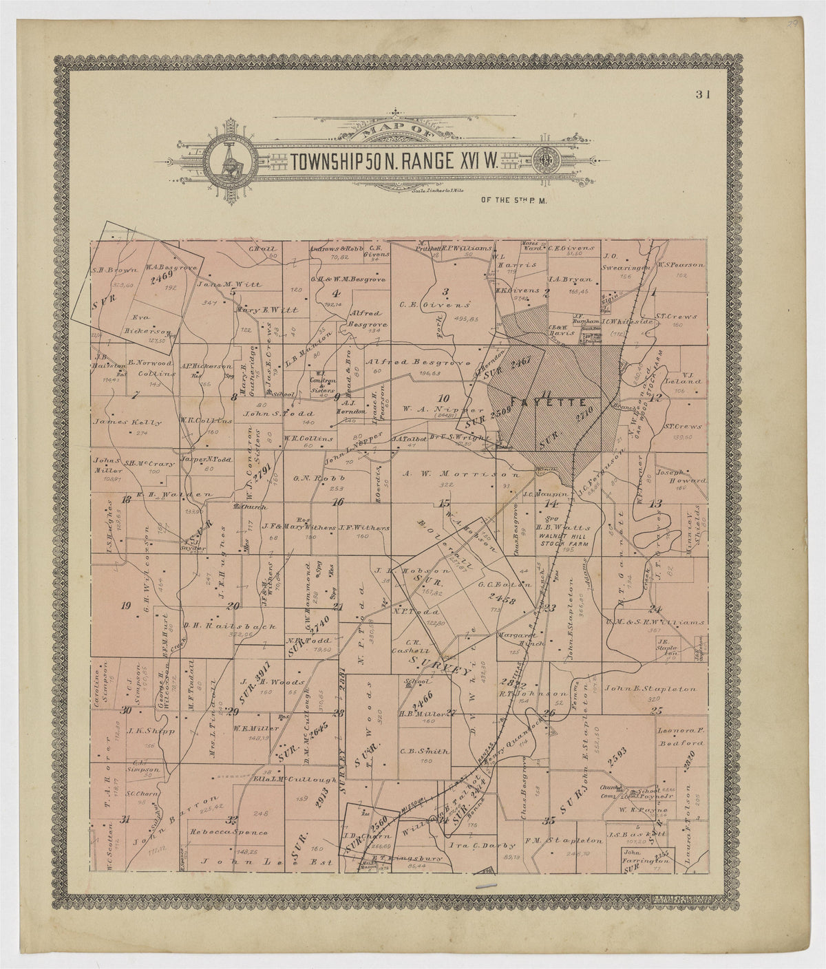 Image 12 of Standard Atlas of Howard County, Missouri from Standard Atlas of Howard County, Missouri : Including a Plat Book of the Villages, Cities and Townships of the County, Map of the State, United States and World, Patrons Directory, Reference B... by Relic Map Company