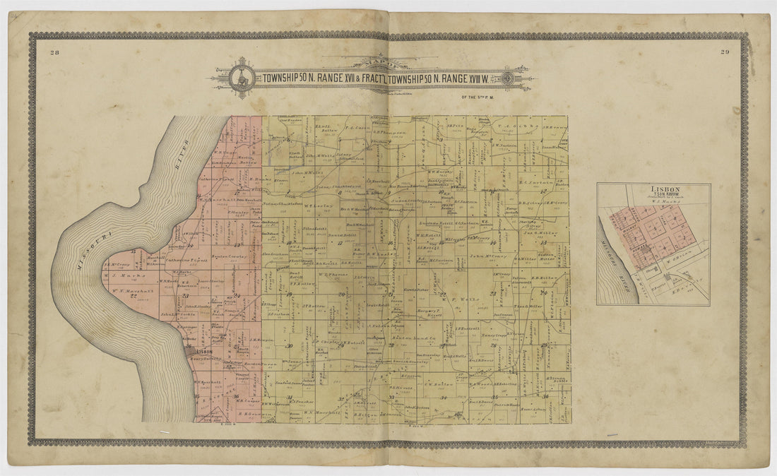 Image 11 of Standard Atlas of Howard County, Missouri from Standard Atlas of Howard County, Missouri : Including a Plat Book of the Villages, Cities and Townships of the County, Map of the State, United States and World, Patrons Directory, Reference B... by Relic Map Company
