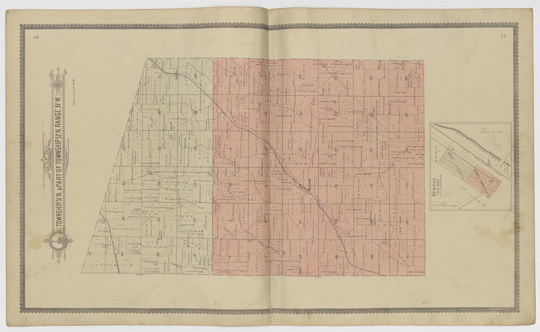 Image 8 of Standard Atlas of Howard County, Missouri from Standard Atlas of Howard County, Missouri : Including a Plat Book of the Villages, Cities and Townships of the County, Map of the State, United States and World, Patrons Directory, Reference Bu... by Relic Map Company