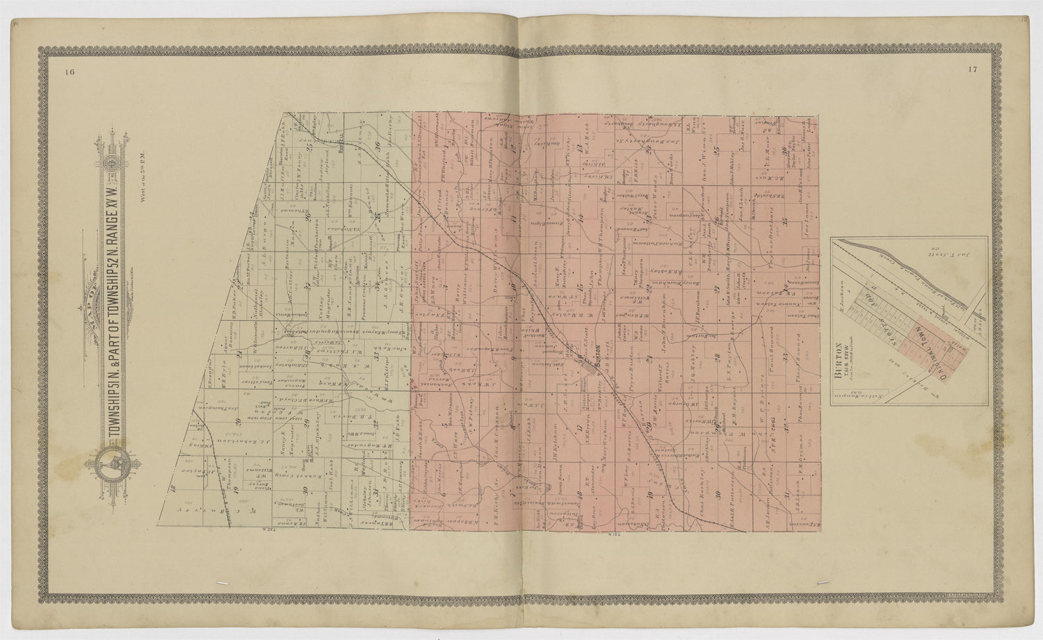 Image 8 of Standard Atlas of Howard County, Missouri from Standard Atlas of Howard County, Missouri : Including a Plat Book of the Villages, Cities and Townships of the County, Map of the State, United States and World, Patrons Directory, Reference Bu... by Relic Map Company