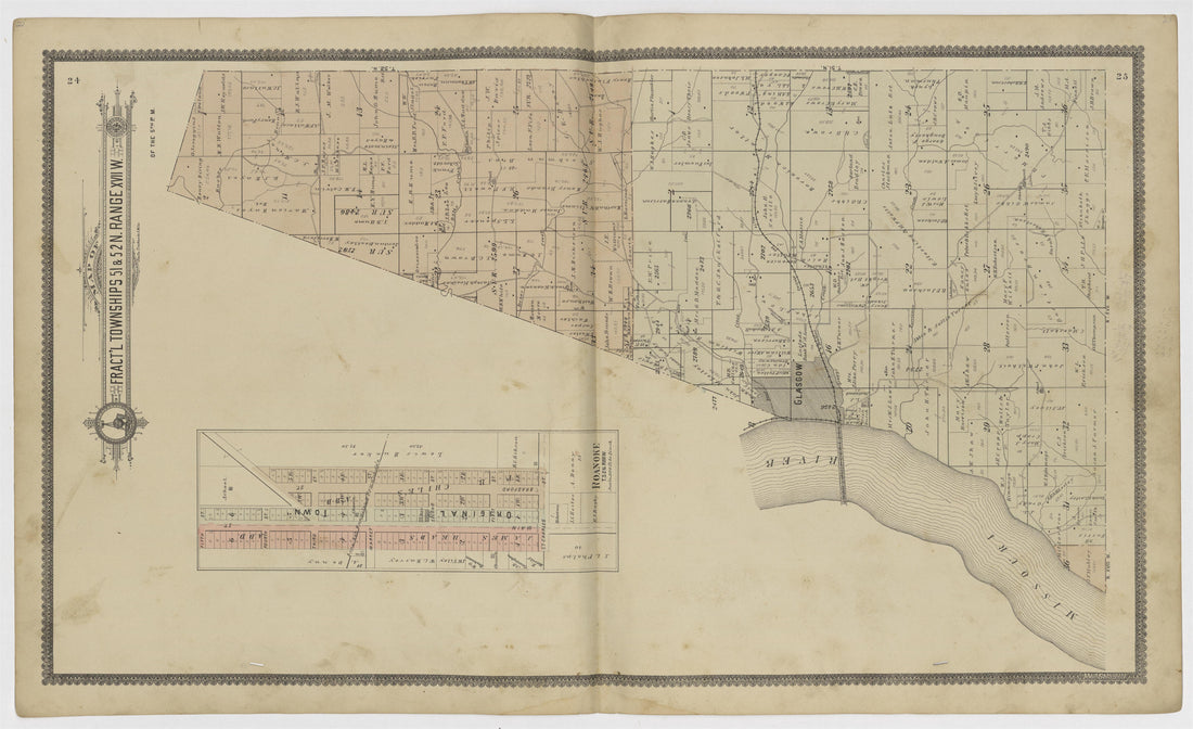 Image 10 of Standard Atlas of Howard County, Missouri from Standard Atlas of Howard County, Missouri : Including a Plat Book of the Villages, Cities and Townships of the County, Map of the State, United States and World, Patrons Directory, Reference B... by Relic Map Company