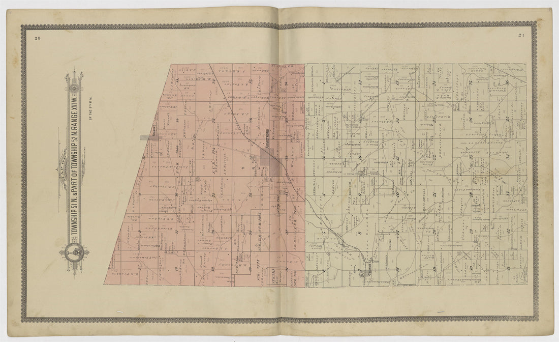 Image 9 of Standard Atlas of Howard County, Missouri from Standard Atlas of Howard County, Missouri : Including a Plat Book of the Villages, Cities and Townships of the County, Map of the State, United States and World, Patrons Directory, Reference Bu... by Relic Map Company