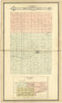 Map of Township 16 & Part of 15 S. Range XI E. from Standard Atlas of Lyon County, Kansas : Including a Plat Book of the Villages, Cities and Townships of the County, Map of the State, United States and World : Patrons Directory, Reference … 1901 by Relic Map Company