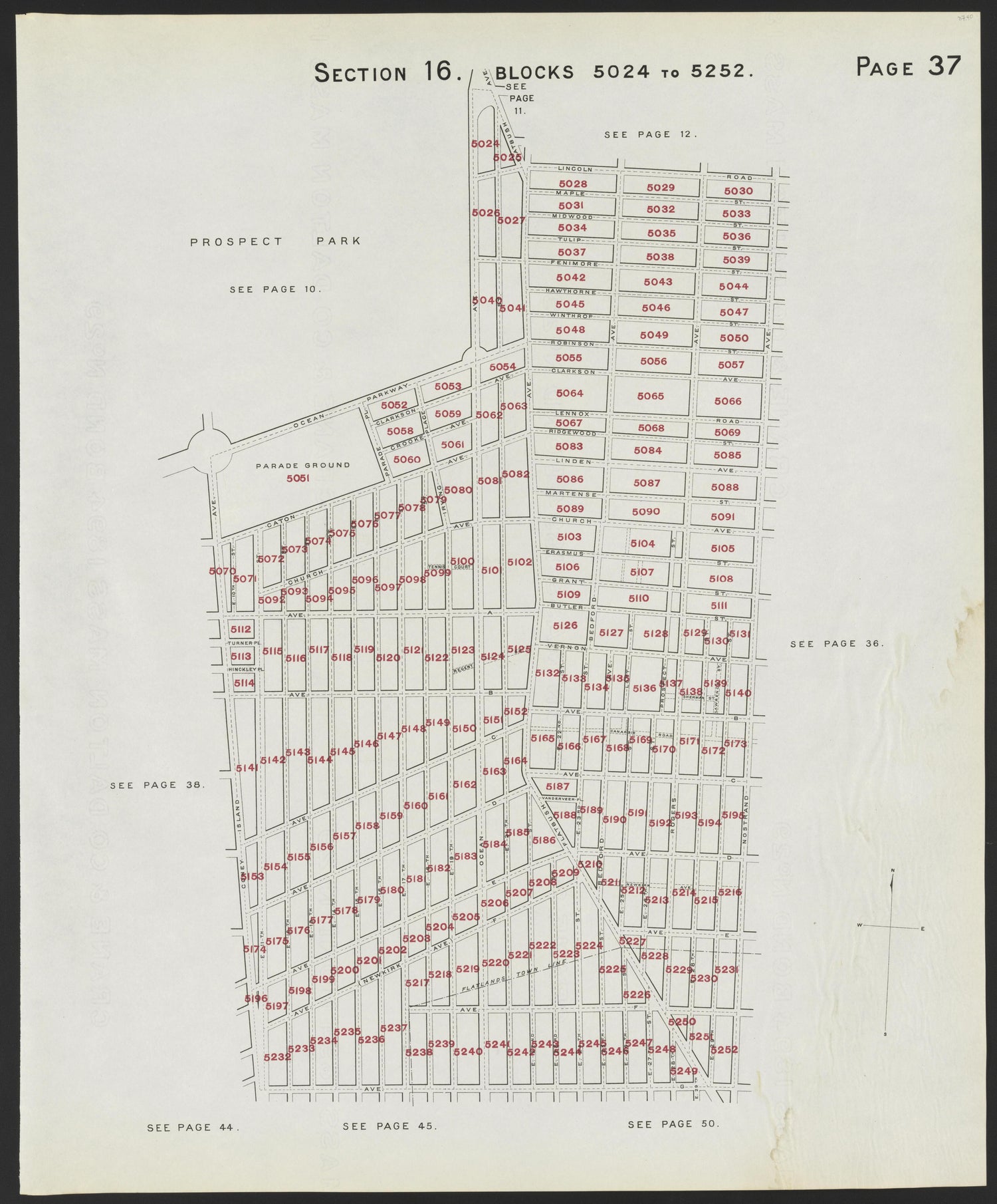 Image 40 of the Land Map of the County of Kings, State of New York from the Land Map of the County of Kings, State of New York : Volumes 1 &amp; 2 1894 by Relic Map Company