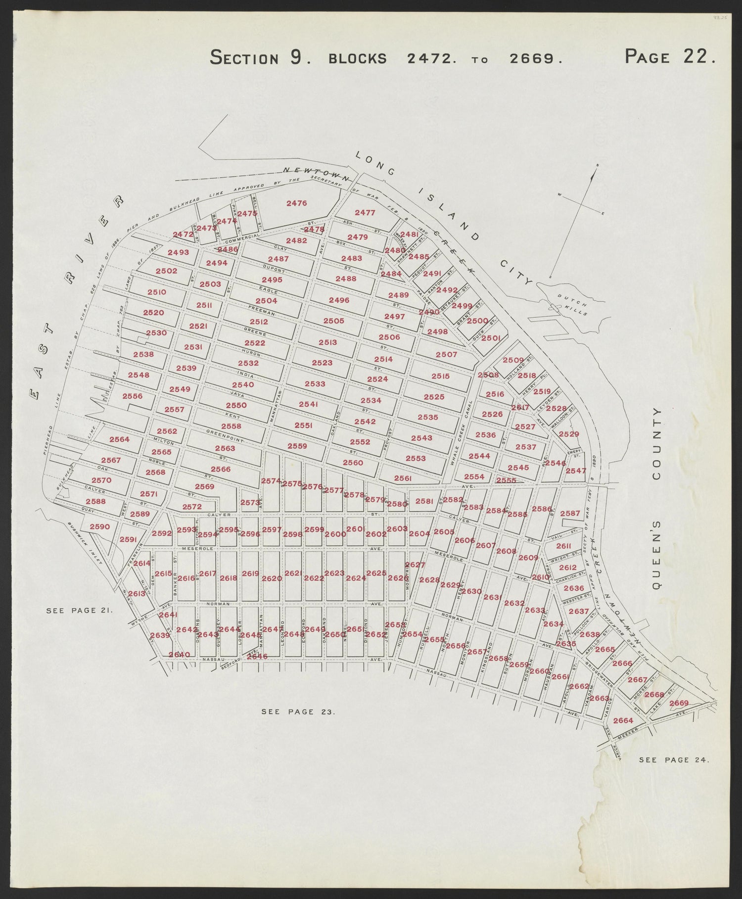 Image 25 of the Land Map of the County of Kings, State of New York from the Land Map of the County of Kings, State of New York : Volumes 1 &amp; 2 1894 by Relic Map Company