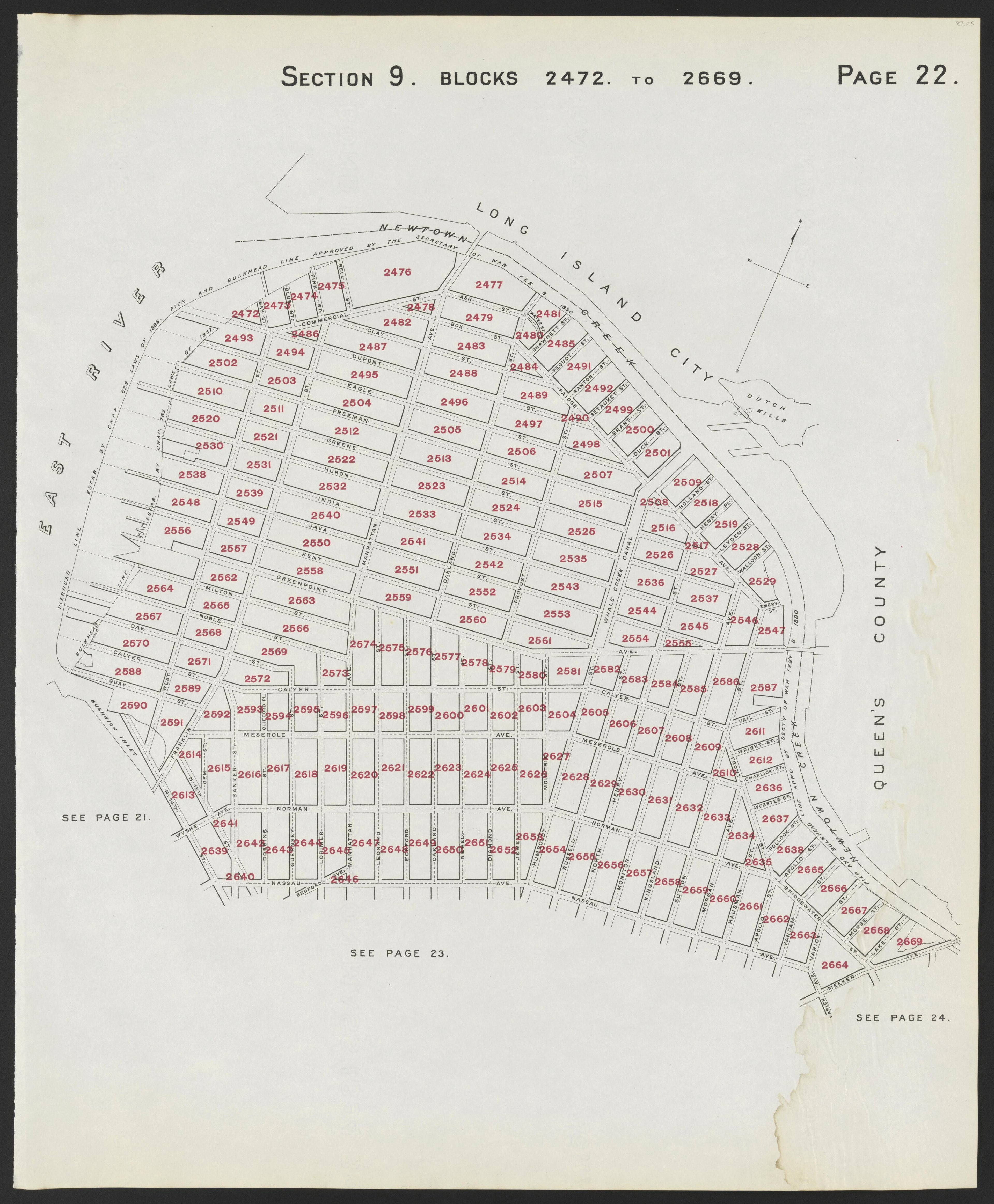 Image 25 of the Land Map of the County of Kings, State of New York from the Land Map of the County of Kings, State of New York : Volumes 1 &amp; 2 1894 by Relic Map Company
