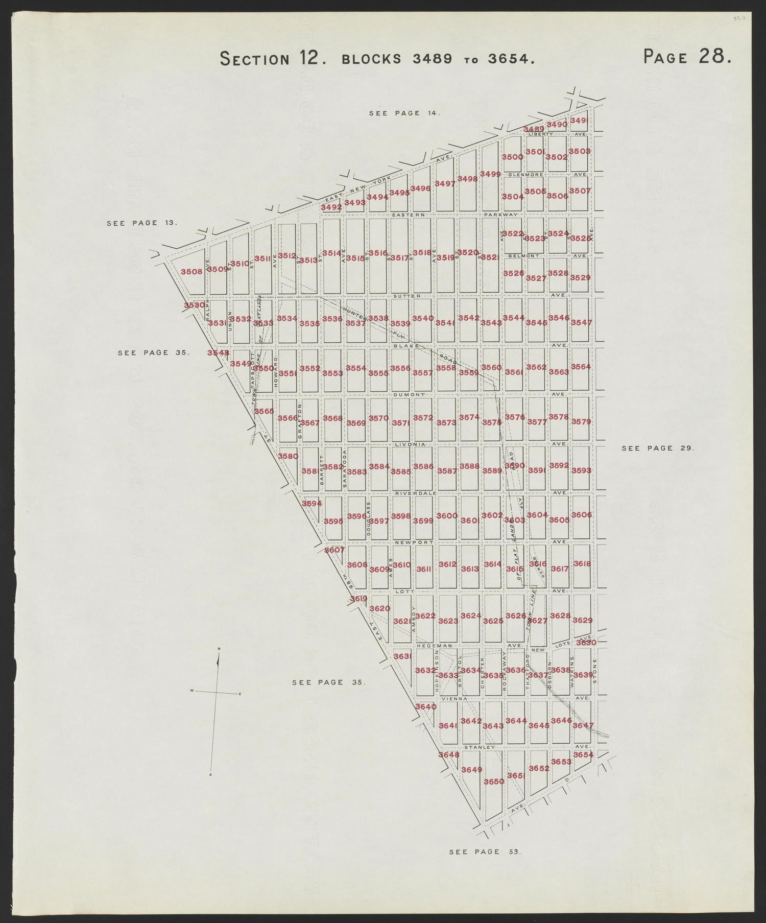 Image 31 of the Land Map of the County of Kings, State of New York from the Land Map of the County of Kings, State of New York : Volumes 1 &amp; 2 1894 by Relic Map Company