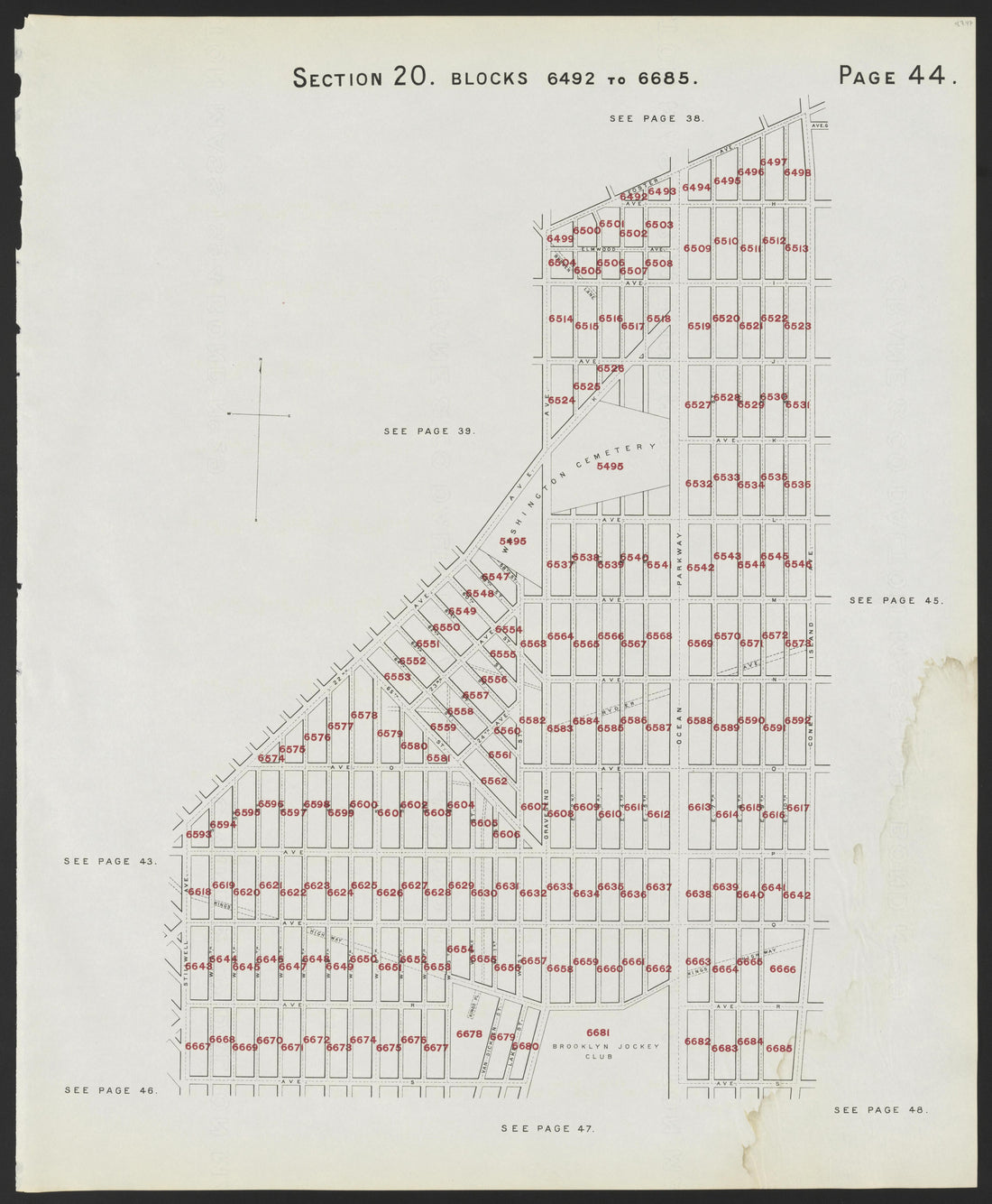 Image 47 of the Land Map of the County of Kings, State of New York from the Land Map of the County of Kings, State of New York : Volumes 1 &amp; 2 1894 by Relic Map Company