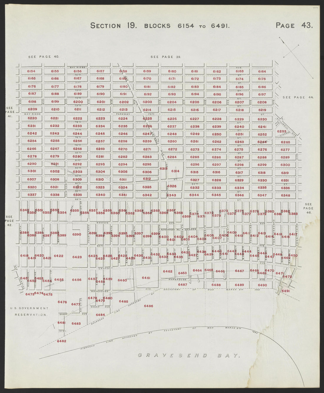 Image 46 of the Land Map of the County of Kings, State of New York from the Land Map of the County of Kings, State of New York : Volumes 1 &amp; 2 1894 by Relic Map Company