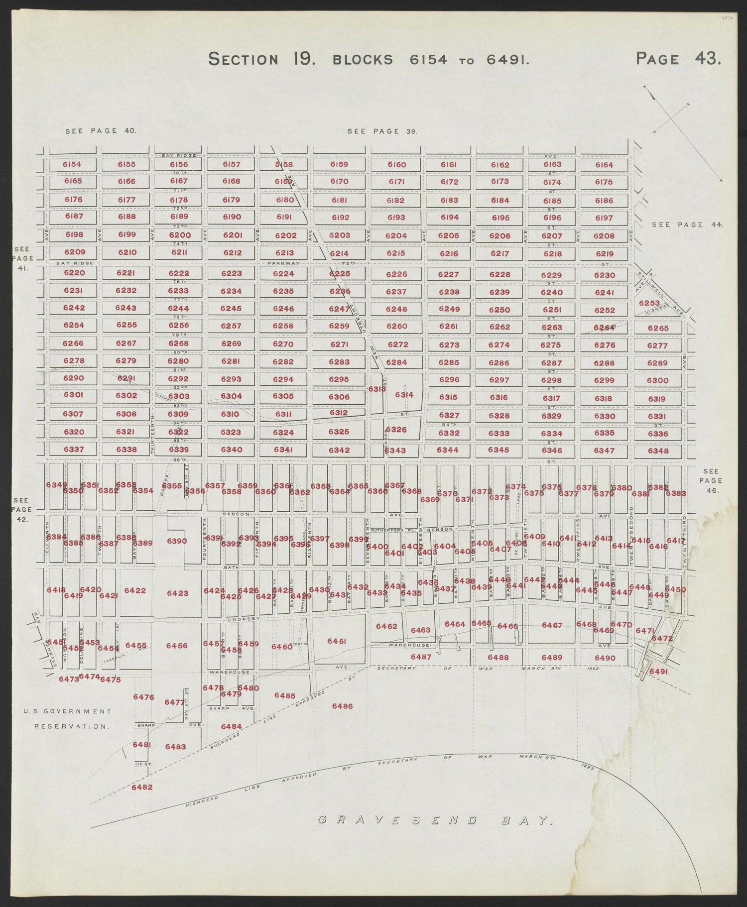 Image 46 of the Land Map of the County of Kings, State of New York from the Land Map of the County of Kings, State of New York : Volumes 1 &amp; 2 1894 by Relic Map Company