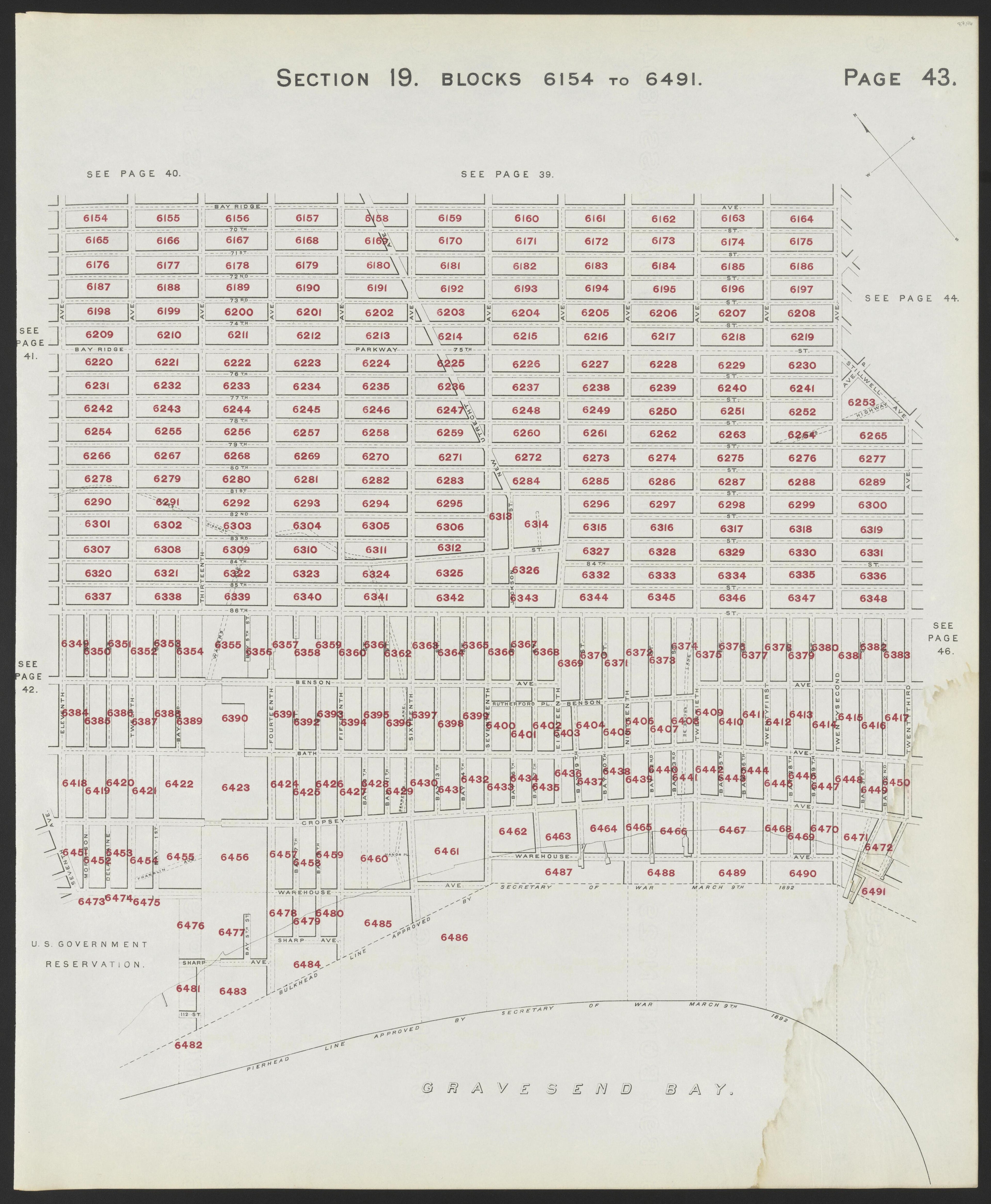 Image 46 of the Land Map of the County of Kings, State of New York from the Land Map of the County of Kings, State of New York : Volumes 1 &amp; 2 1894 by Relic Map Company