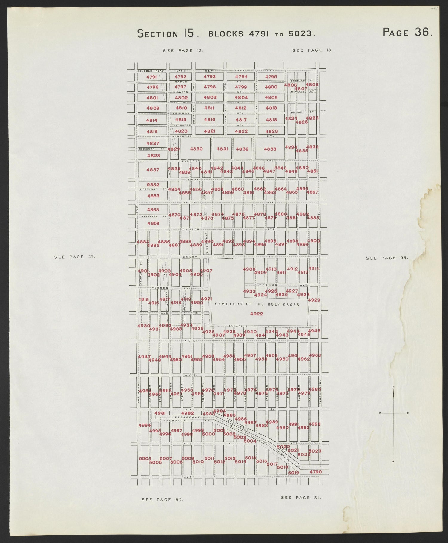Image 39 of the Land Map of the County of Kings, State of New York from the Land Map of the County of Kings, State of New York : Volumes 1 &amp; 2 1894 by Relic Map Company