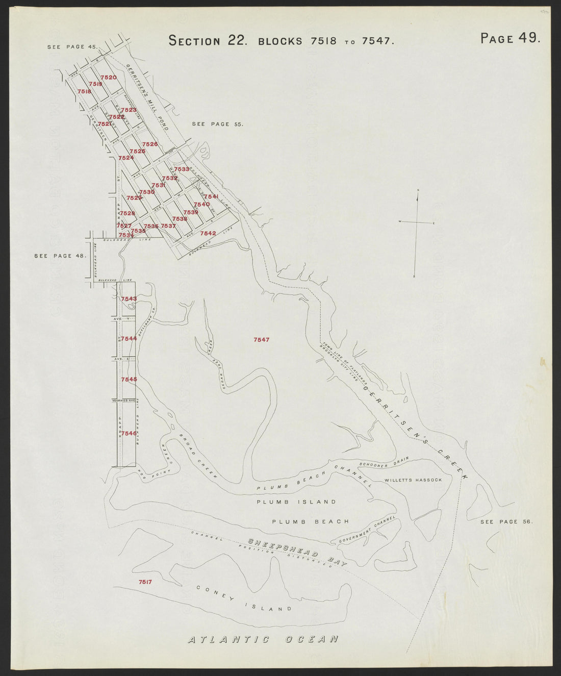 Image 52 of the Land Map of the County of Kings, State of New York from the Land Map of the County of Kings, State of New York : Volumes 1 &amp; 2 1894 by Relic Map Company
