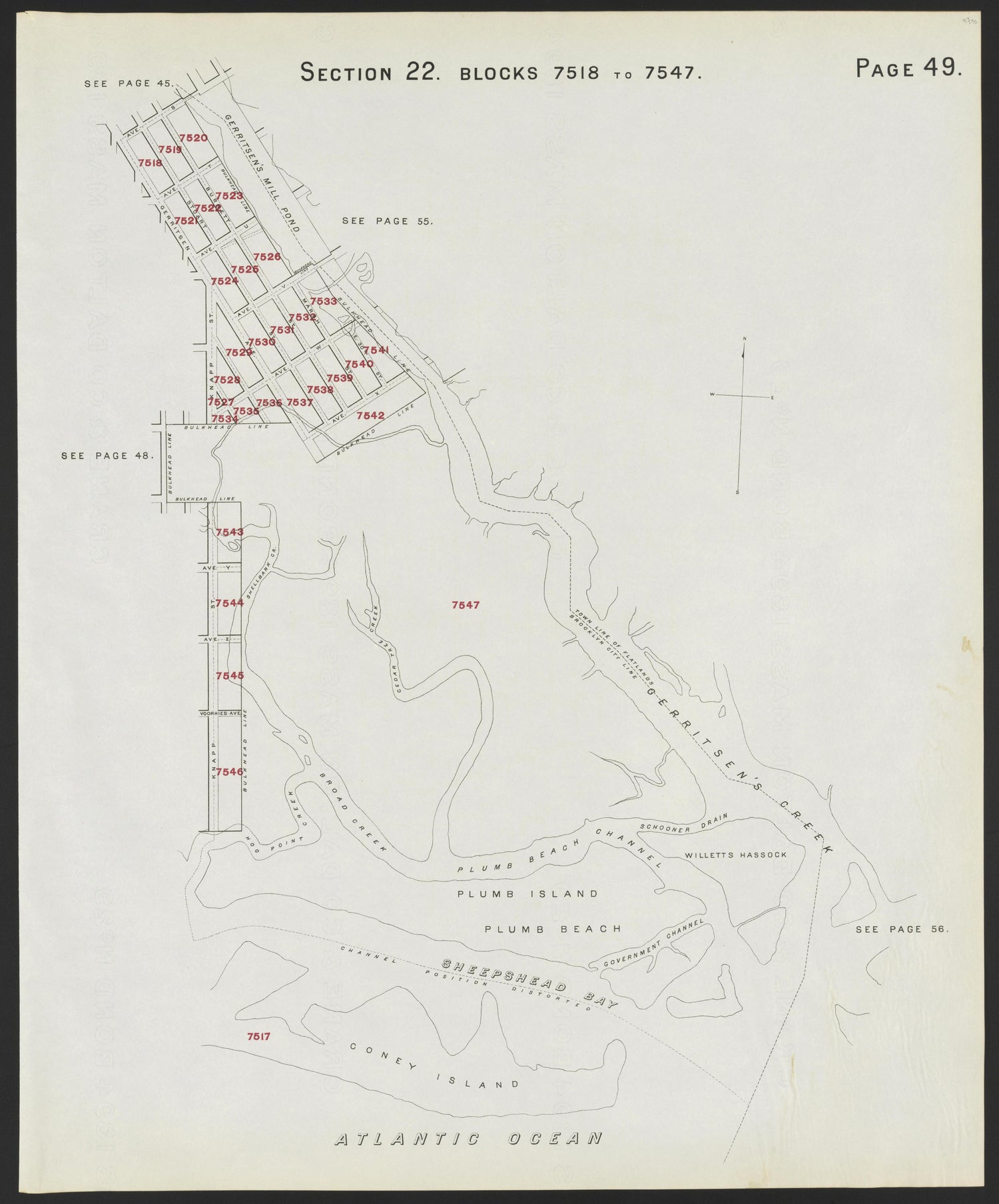Image 52 of the Land Map of the County of Kings, State of New York from the Land Map of the County of Kings, State of New York : Volumes 1 &amp; 2 1894 by Relic Map Company