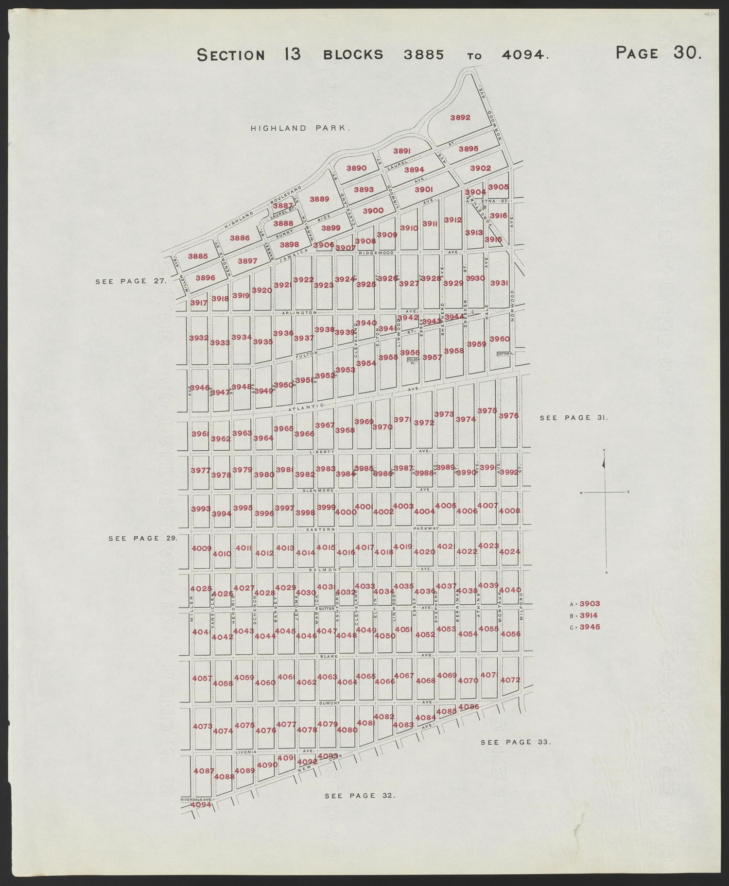 Image 33 of the Land Map of the County of Kings, State of New York from the Land Map of the County of Kings, State of New York : Volumes 1 &amp; 2 1894 by Relic Map Company