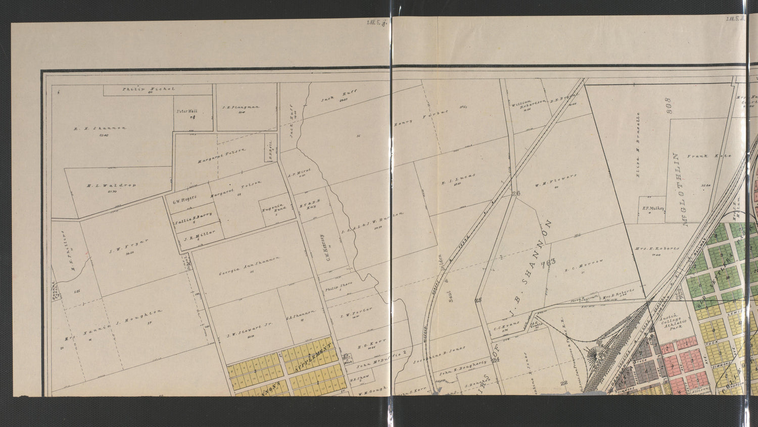 Image 15 of Twentieth Century Plat Book of Grayson County, Texas from Twentieth Century Plat Book of Grayson County, Texas, Containing Maps of Cities, Villages and Voting Precincts of the County and the State, United States and World 1908 by Relic Map Company