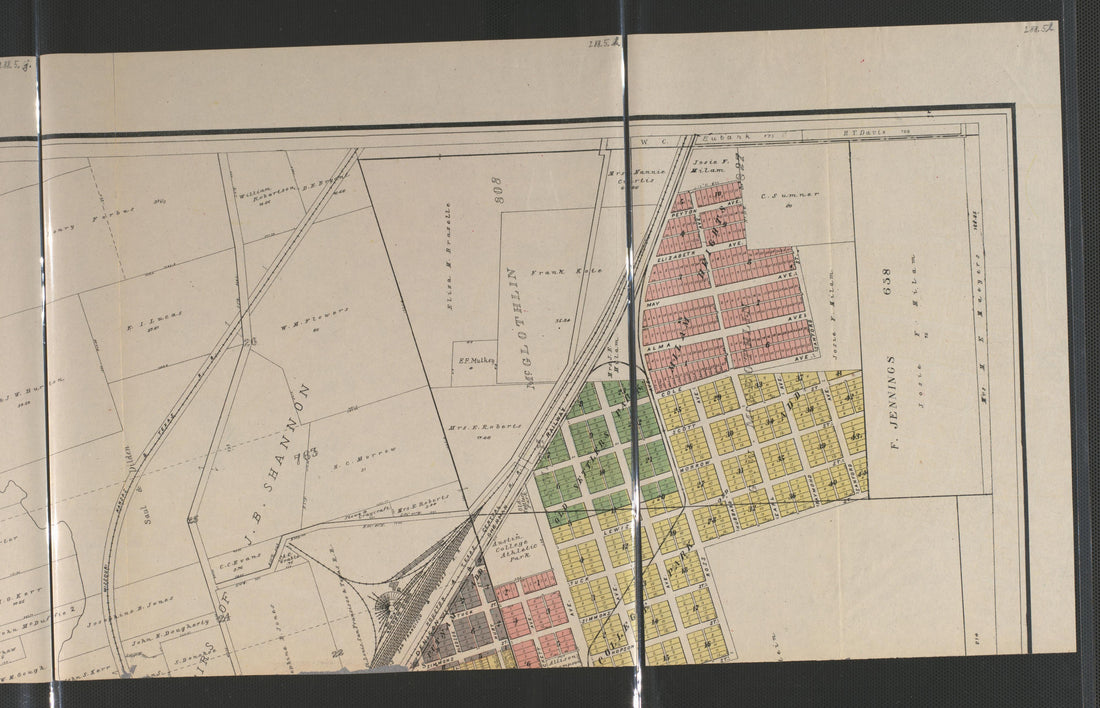 This old map of Grayson County, Texas,  was created by Jackson Map Company in 1908