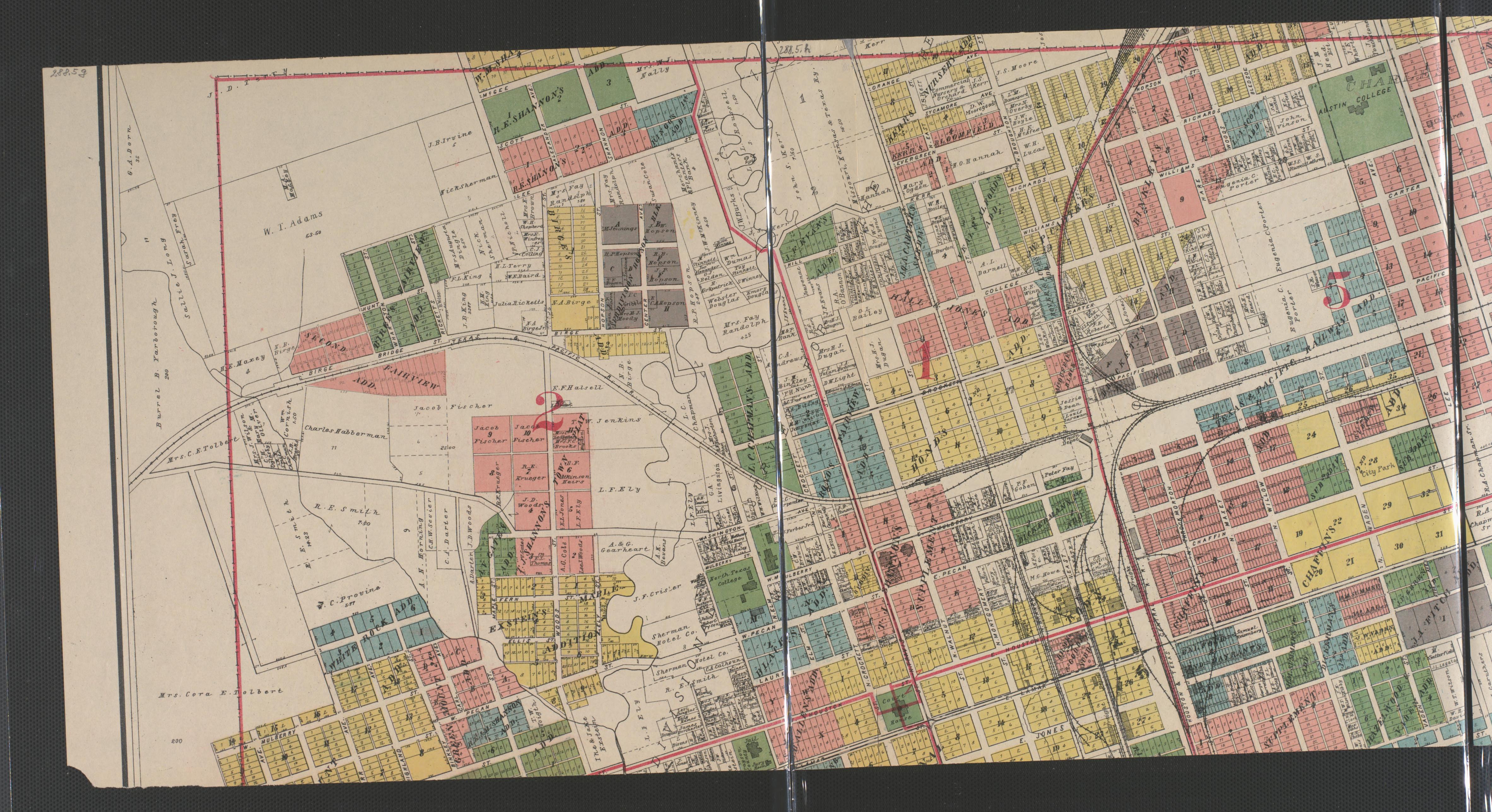 This old map of Grayson County, Texas,  was created by Jackson Map Company in 1908