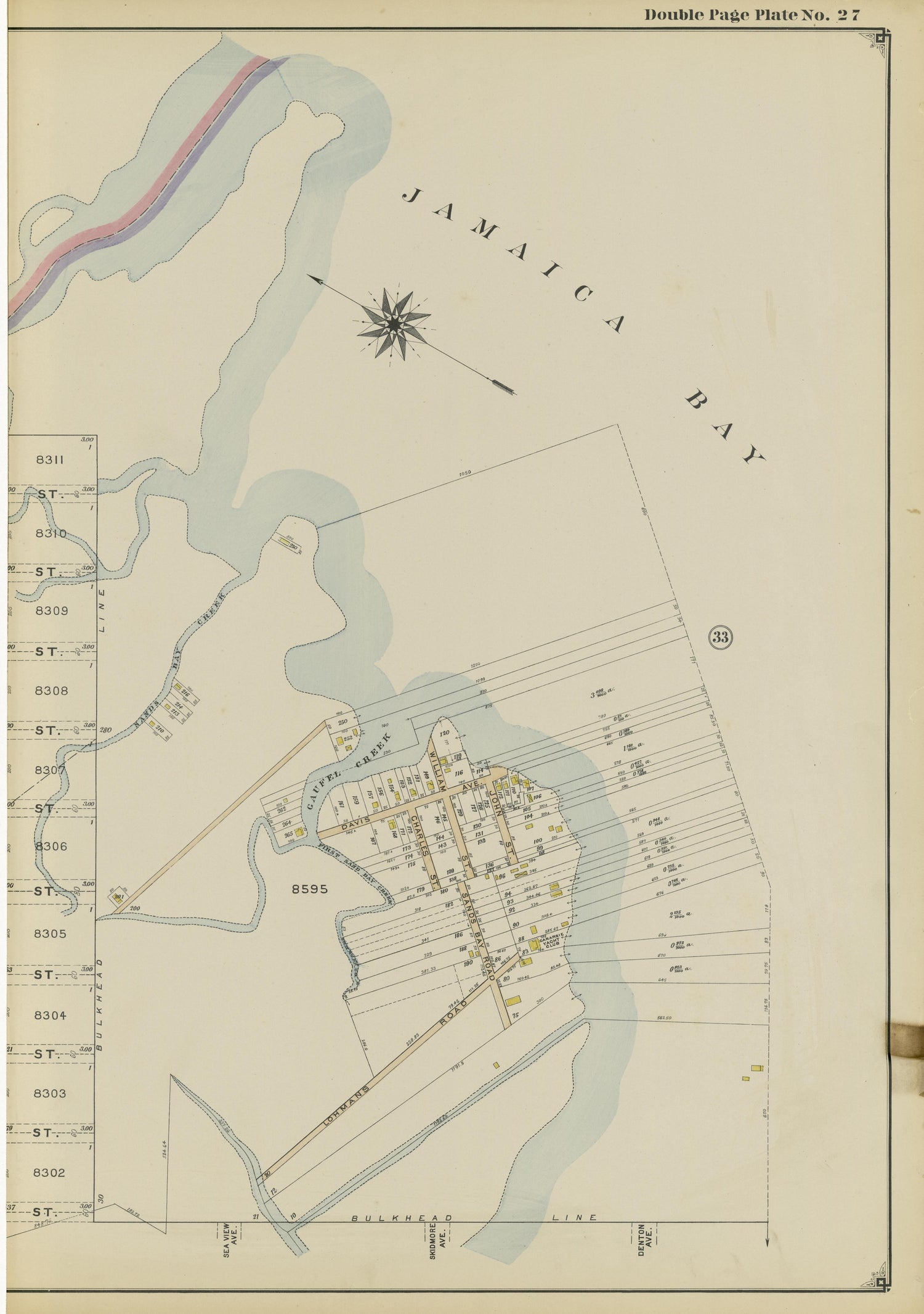 Image 59 of Atlas of the Brooklyn Borough of the City of New York : Originally Kings County, Complete In Three Volumes : Based Upon Official Maps and Plans On File In the Various City Offices In the Municipal Building and Registers Office (Hall of Rec... by Relic Map Company