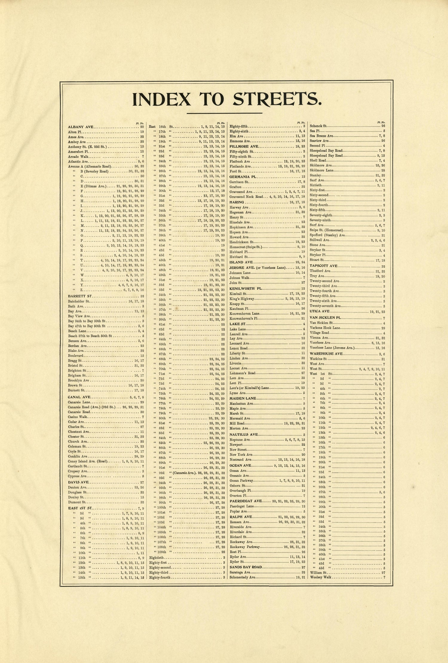 Image 3 of Atlas of the Brooklyn Borough of the City of New York : Originally Kings County, Complete In Three Volumes : Based Upon Official Maps and Plans On File In the Various City Offices In the Municipal Building and Registers Office (Hall of Reco... by Relic Map Company