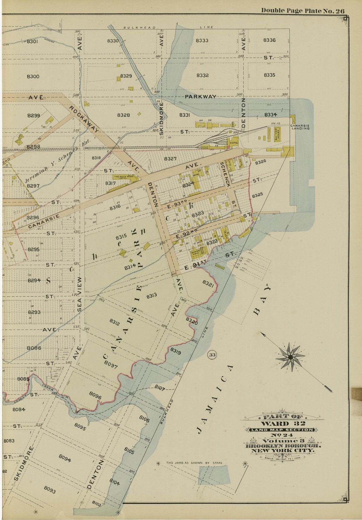 Image 57 of Atlas of the Brooklyn Borough of the City of New York : Originally Kings County, Complete In Three Volumes : Based Upon Official Maps and Plans On File In the Various City Offices In the Municipal Building and Registers Office (Hall of Rec... by Relic Map Company