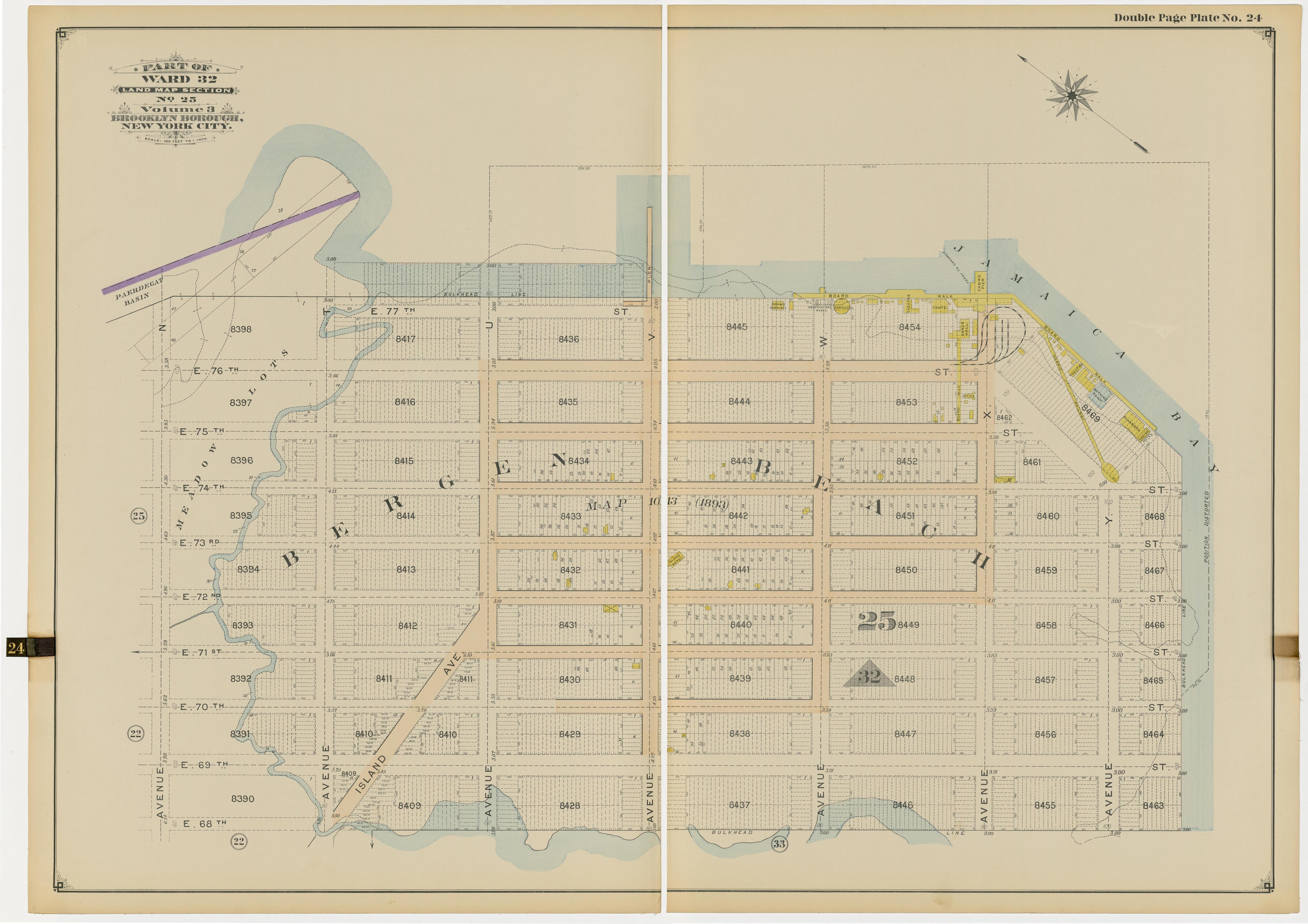 Image 52 of Atlas of the Brooklyn Borough of the City of New York : Originally Kings County, Complete In Three Volumes : Based Upon Official Maps and Plans On File In the Various City Offices In the Municipal Building and Registers Office (Hall of Rec... by Relic Map Company