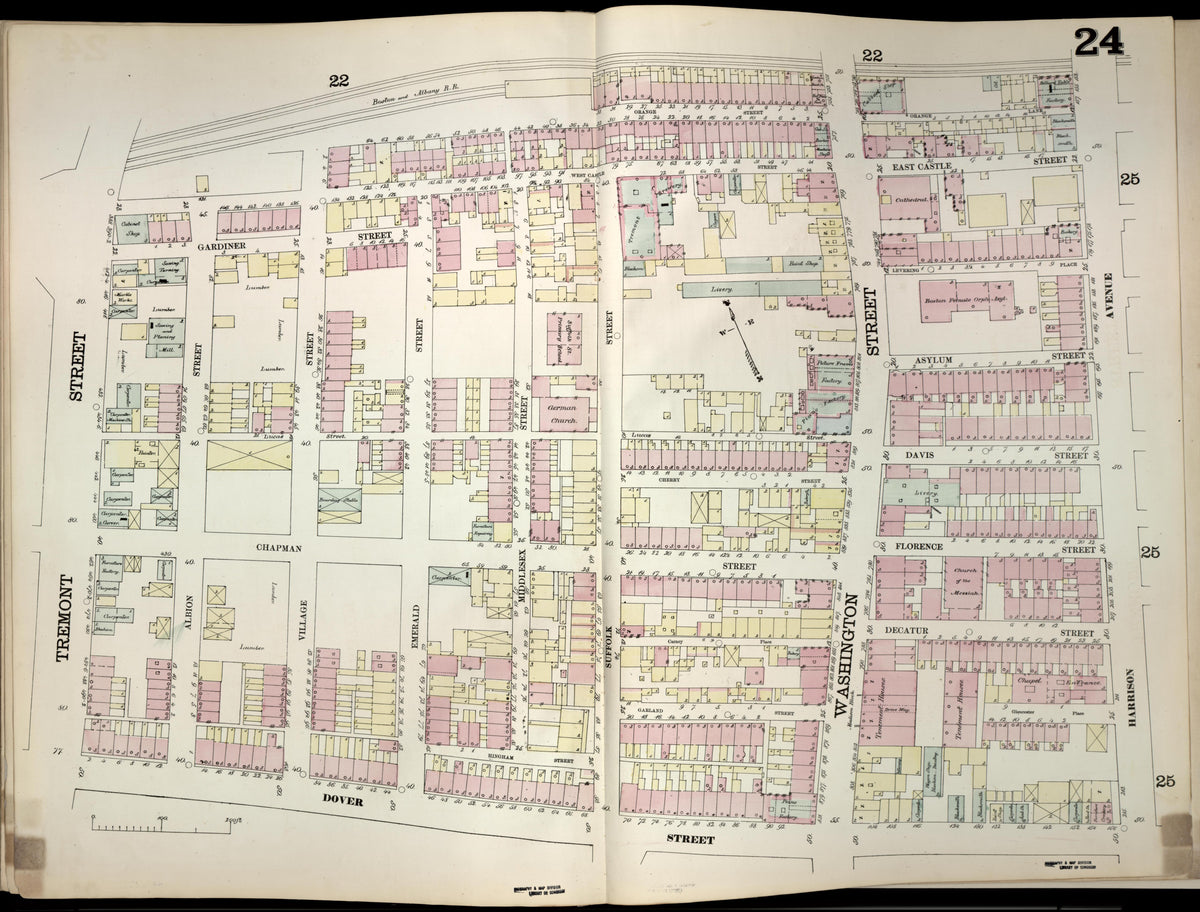 Image 25 of Boston from Insurance Map of Boston. Volume 1 1867 by Relic Map Company