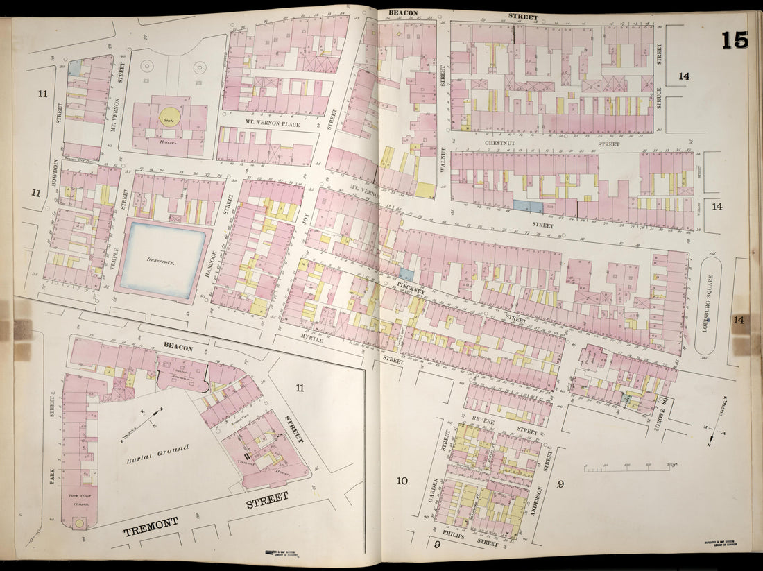 This old map of Boston, Massachusetts, Suffolk County,  was created by Sanborn, D. A. (Daniel Alfred) in 1867