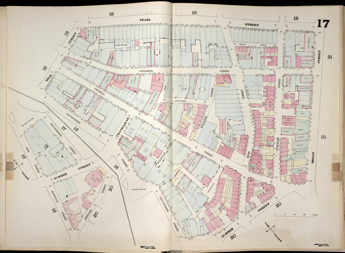 Image 18 of Boston from Insurance Map of Boston. Volume 1 1867 by Relic Map Company