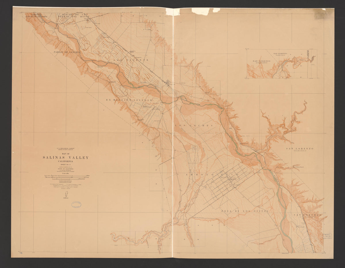 CA Drawer 107, Folder 08, Item 01 from Maps of California--regions Sa-Sacramento Valley 1920-1970-Sand 1800 by Relic Map Company