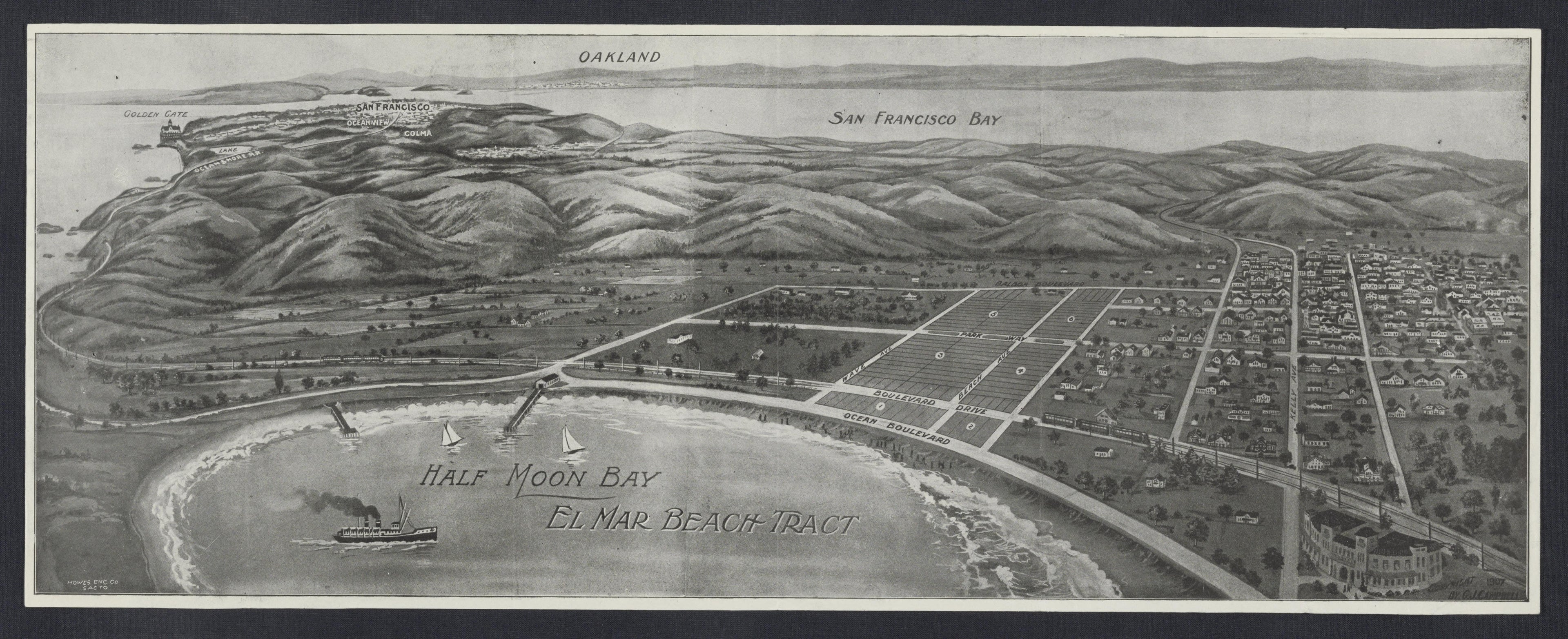 CA Drawer 99, Folder 06, Item 01 from Maps of California--regions E-H 1800 by Relic Map Company