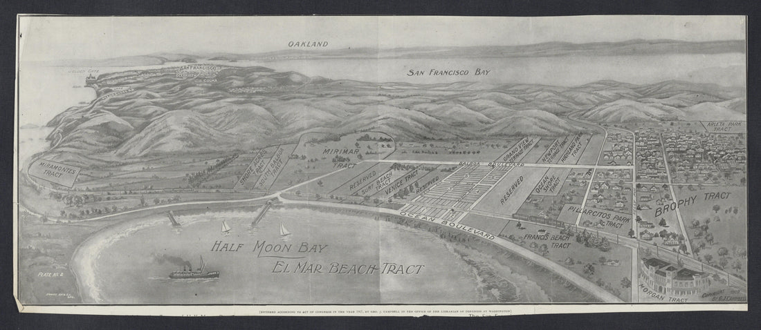 CA Drawer 99, Folder 06, Item 02 (Front) from Maps of California--regions E-H 1800 by Relic Map Company