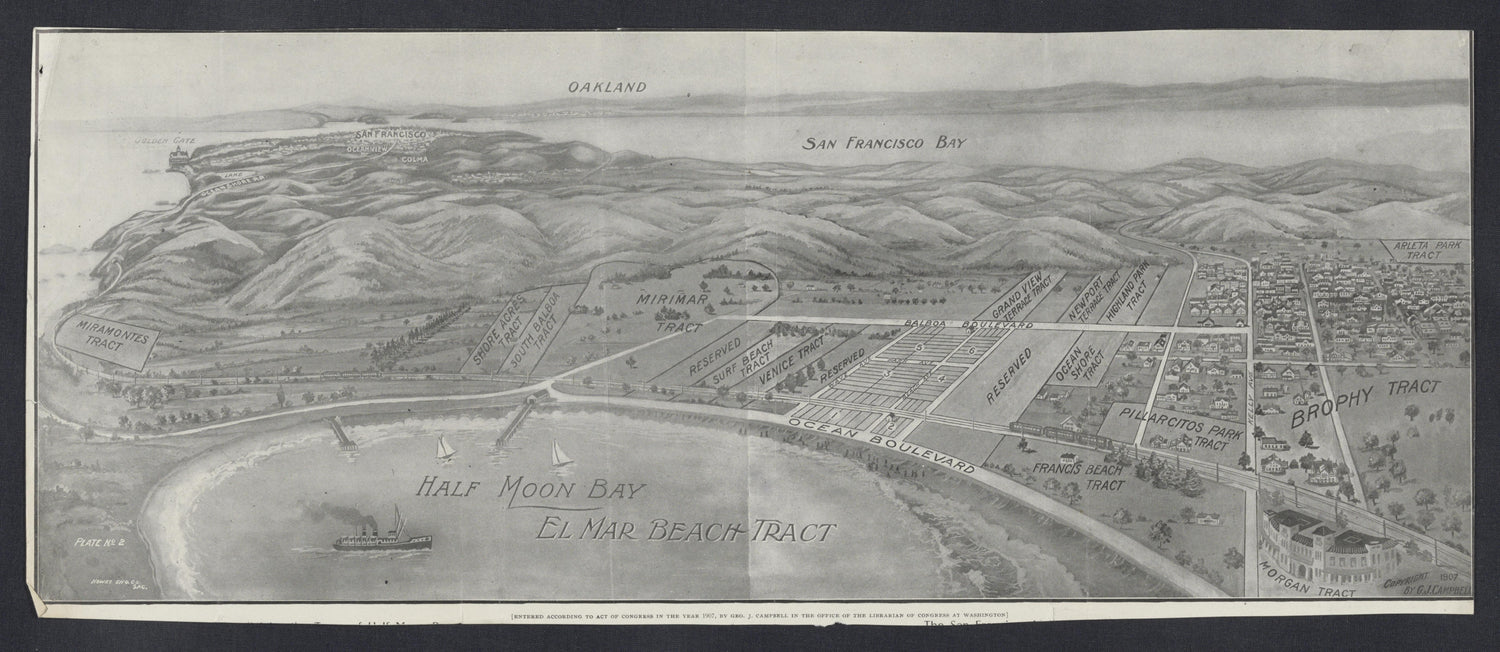 CA Drawer 99, Folder 06, Item 02 (Front) from Maps of California--regions E-H 1800 by Relic Map Company
