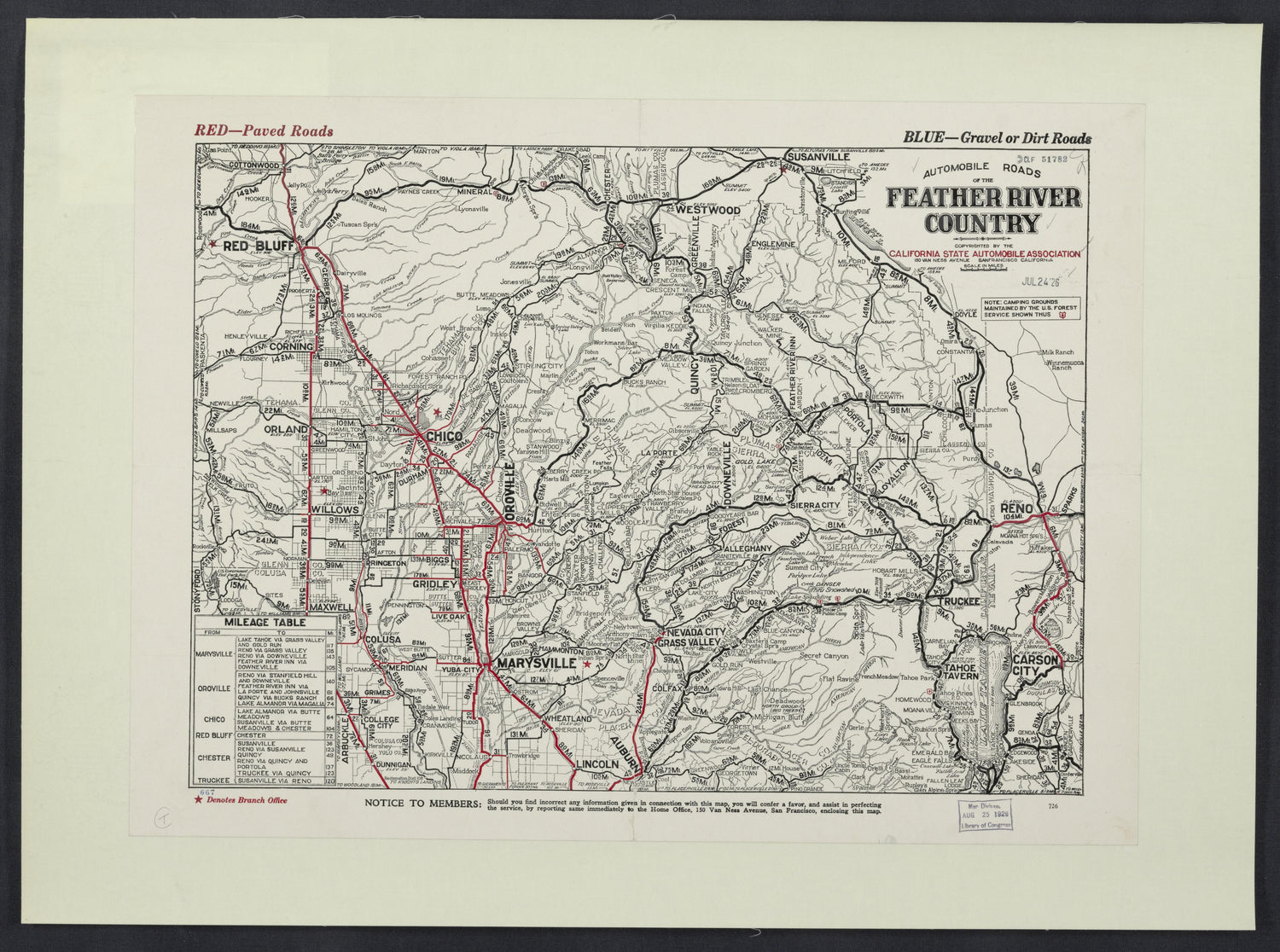 CA Drawer 99, Folder 12, Item 01 from Maps of California--regions E-H 1800 by Relic Map Company