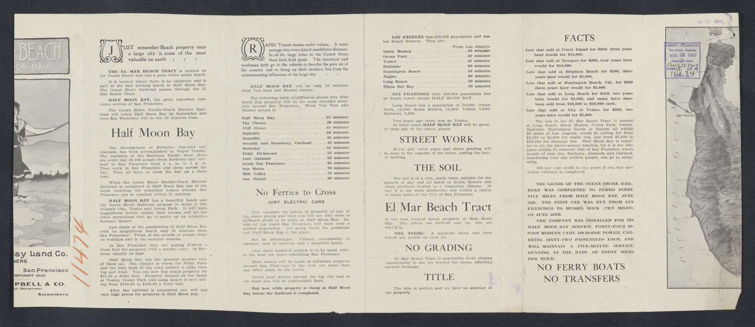 CA Drawer 99, Folder 06, Item 02 (Back) from Maps of California--regions E-H 1800 by Relic Map Company