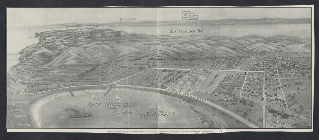 CA Drawer 99, Folder 06, Item 03 (Front) from Maps of California--regions E-H 1800 by Relic Map Company