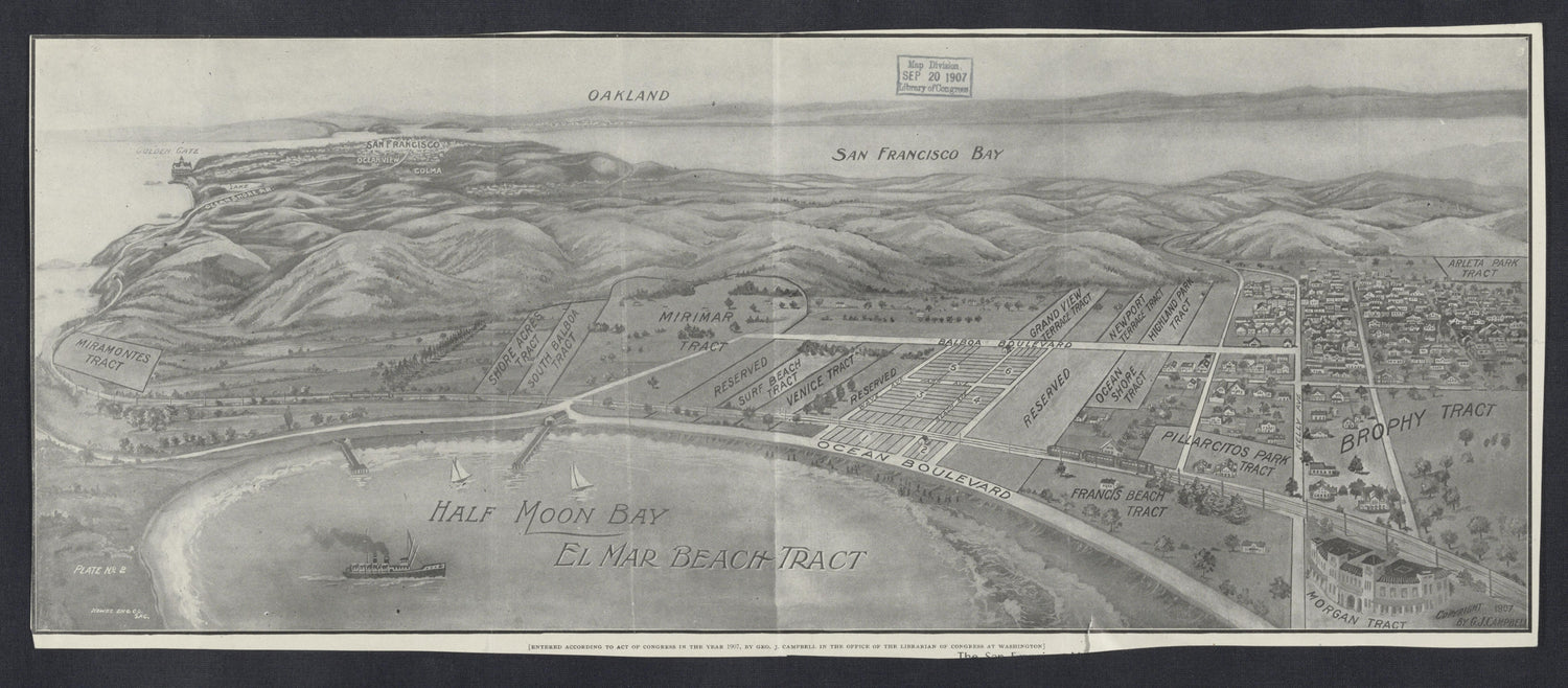 CA Drawer 99, Folder 06, Item 03 (Front) from Maps of California--regions E-H 1800 by Relic Map Company