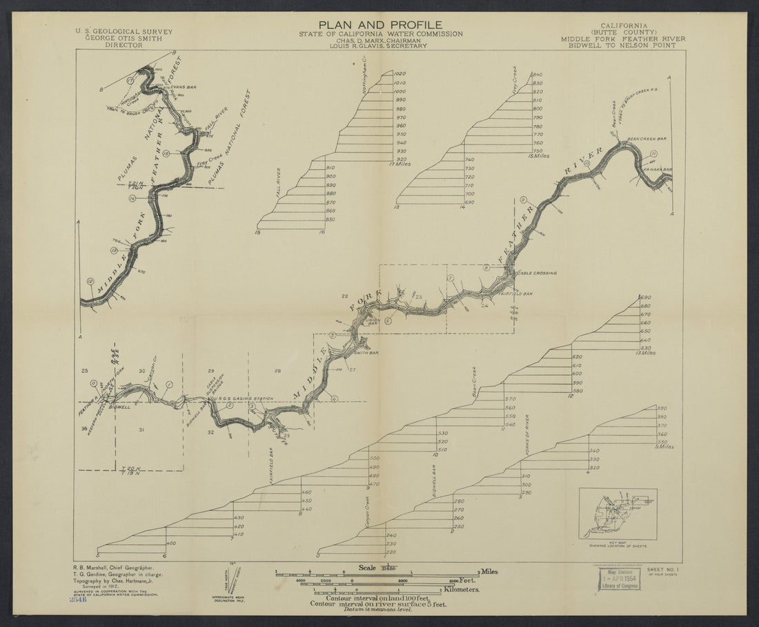CA Drawer 99, Folder 09, Item 01 from Maps of California--regions E-H 1800 by Relic Map Company